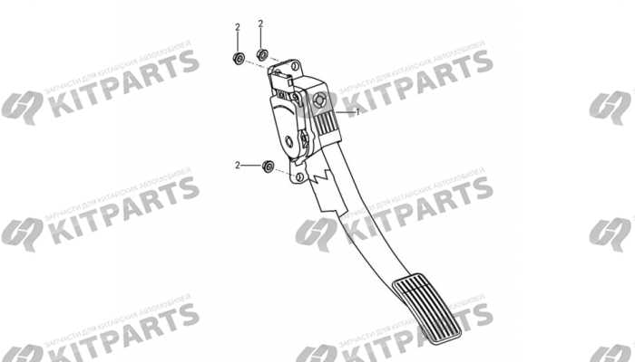 Педаль газа Dong Feng AX7