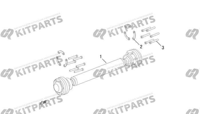 Передний карданный вал Haval