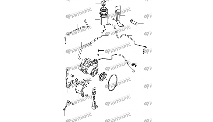 Насос ГУРа Chery