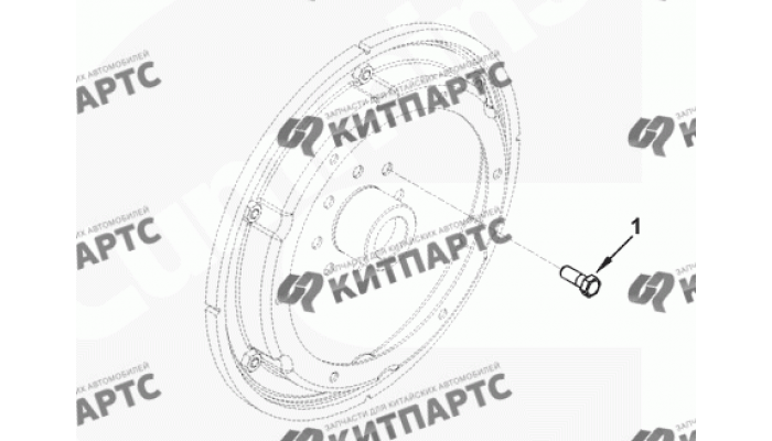 Болт крепления маховика Cummins 2.8 ISF